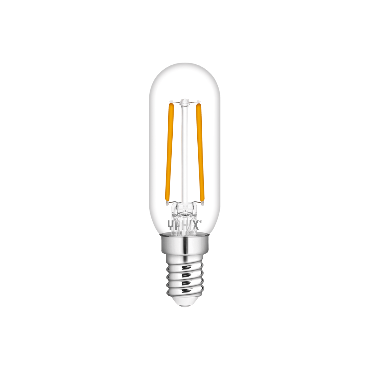 Yphix E14 LED-Filamentlampe Atlas 2,5 Watt Röhrenlampe T25 dimmbar  (entspricht 22W)
