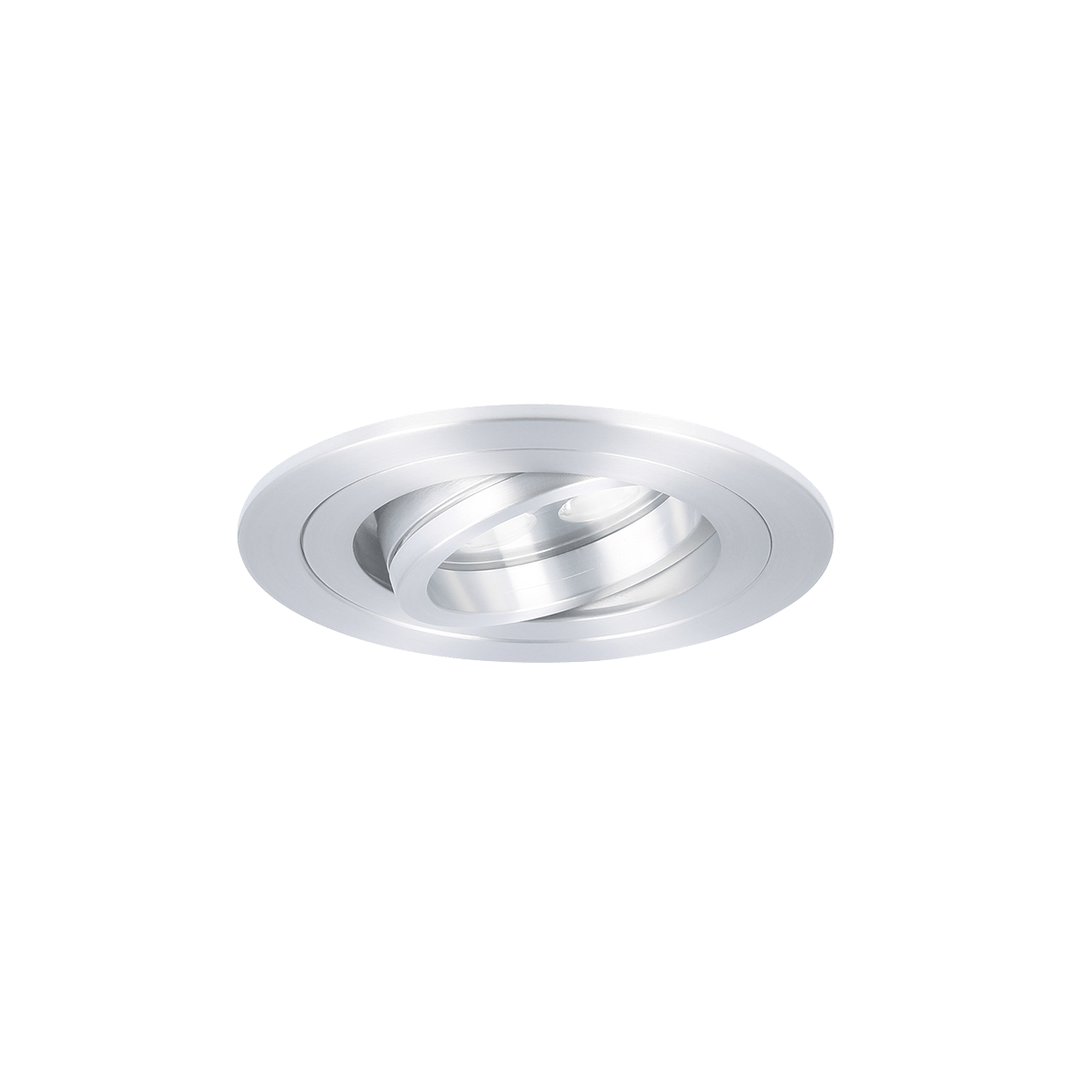 Spot LED encastrable Montella rond aluminium étanchéité IP65 dimmable  orientable 5W (remplace 50 W)