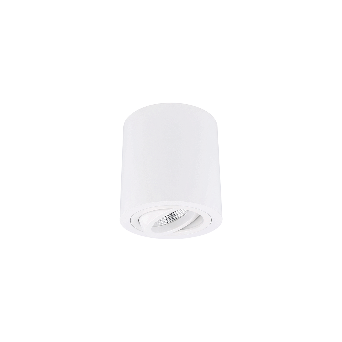 Yphix surface-mounted spotlight Roma White tiltable round ESTG 