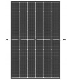 Trina Vertex S+ N-Type Dual Glass 445W - Triple-Cut 1500V (Clear Black)